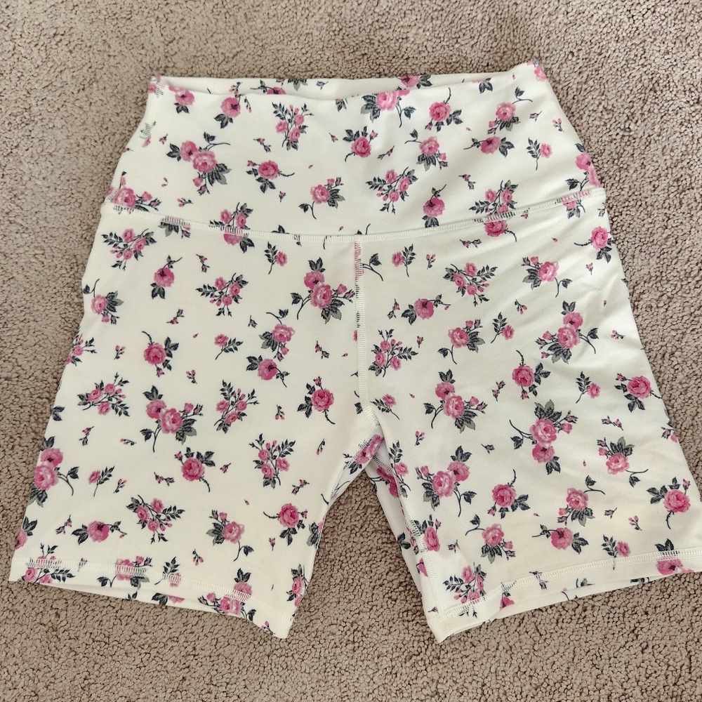 Spirtual Gangster Floral Women's Biker / Cycle / Workout / Yoga Shorts